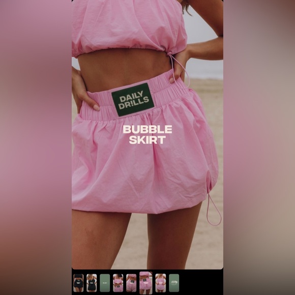 ⭐️MAJOR ISO⭐️ Daily Drills Bubble Sets in Pink, Yellow, or White in a size XS/S - Picture 3 of 9